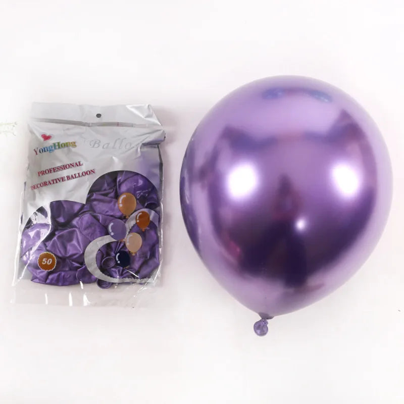 Metallic Party Balloon Set