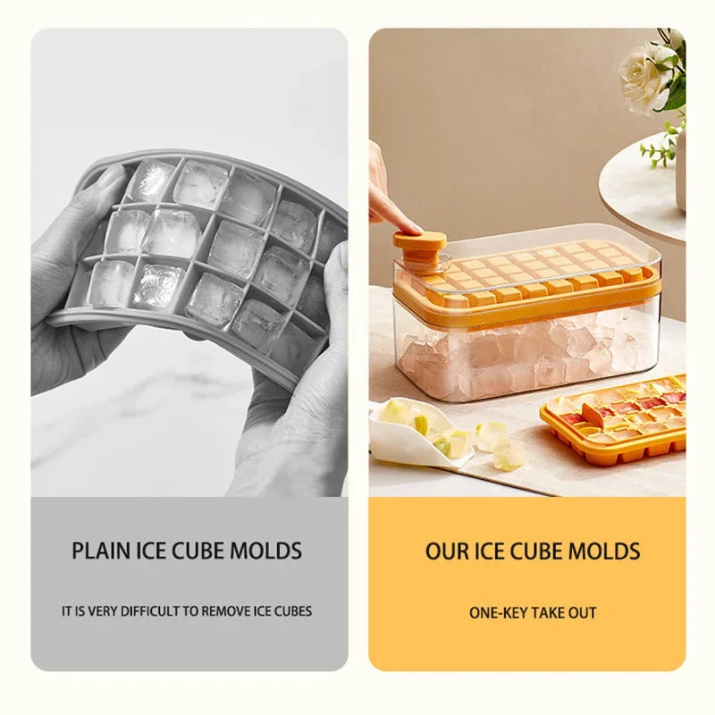 64-Slot Ice Cube Tray