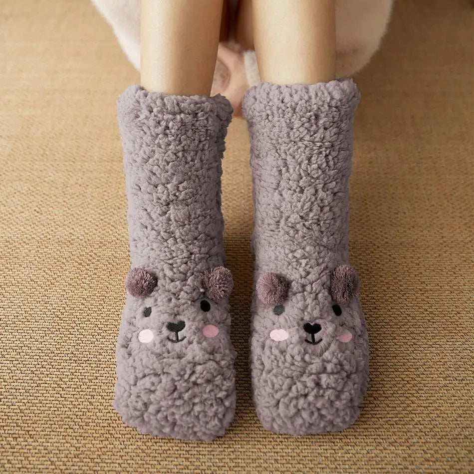 Coral Fleece Floor Socks