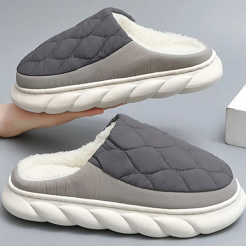 Men's Plush House Slippers