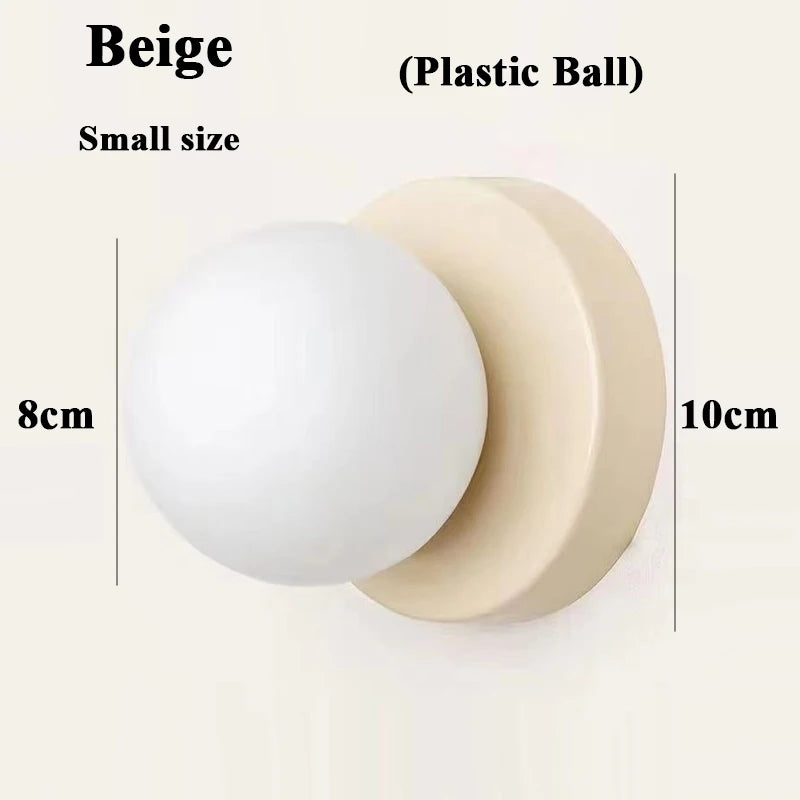 Macaron Ball Wall Lamp