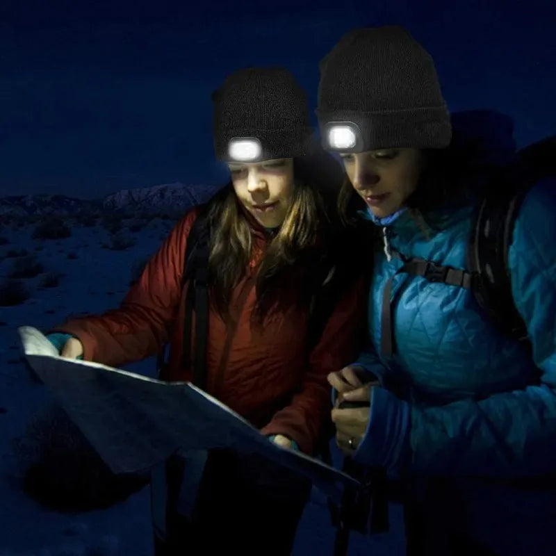 Rechargeable LED Beanie