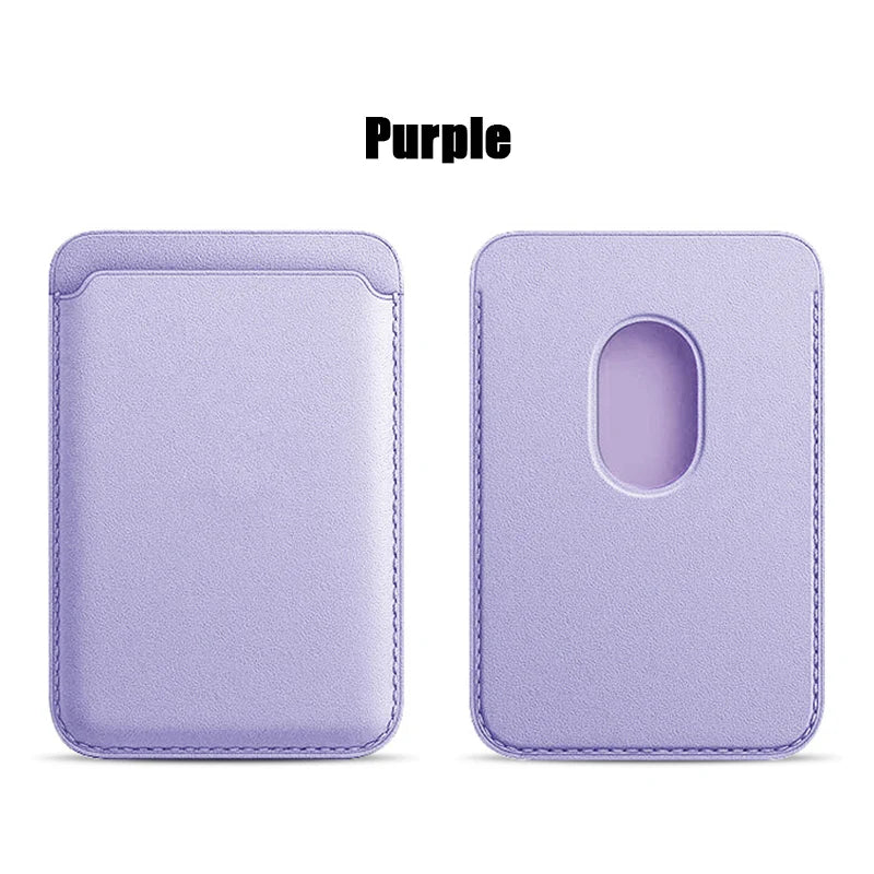 Leather Magnetic Wallet Case
