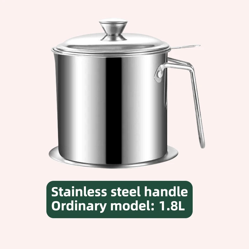 Stainless Oil Strainer Pot