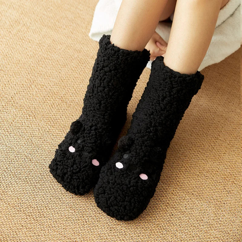 Coral Fleece Floor Socks