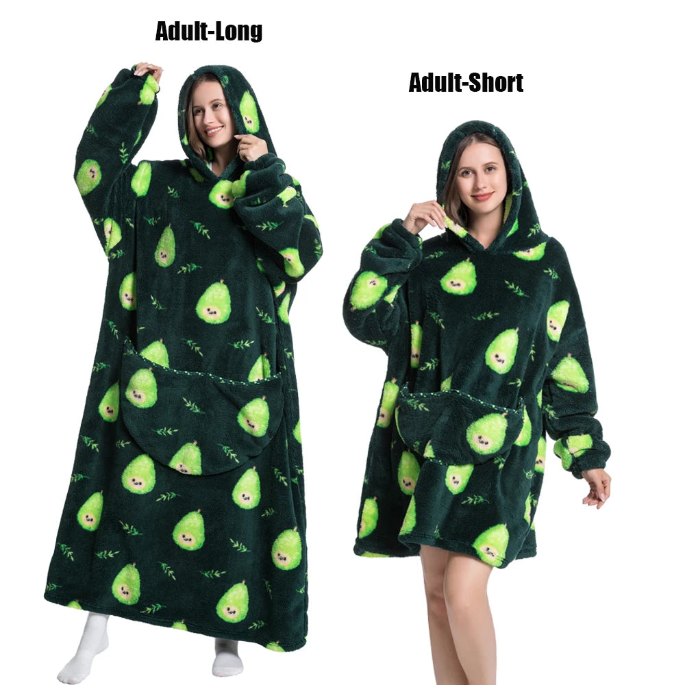 Wearable Hoodie Blanket