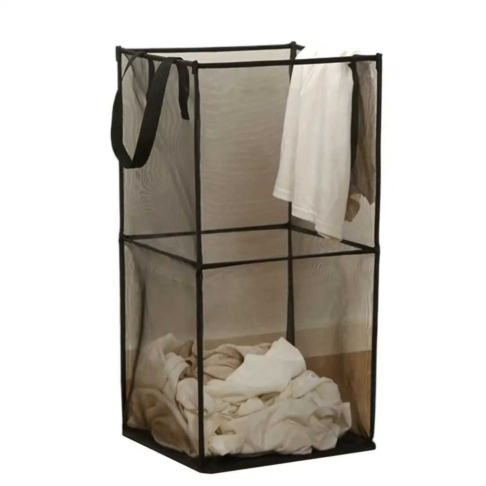 Foldable Mesh Laundry Basket