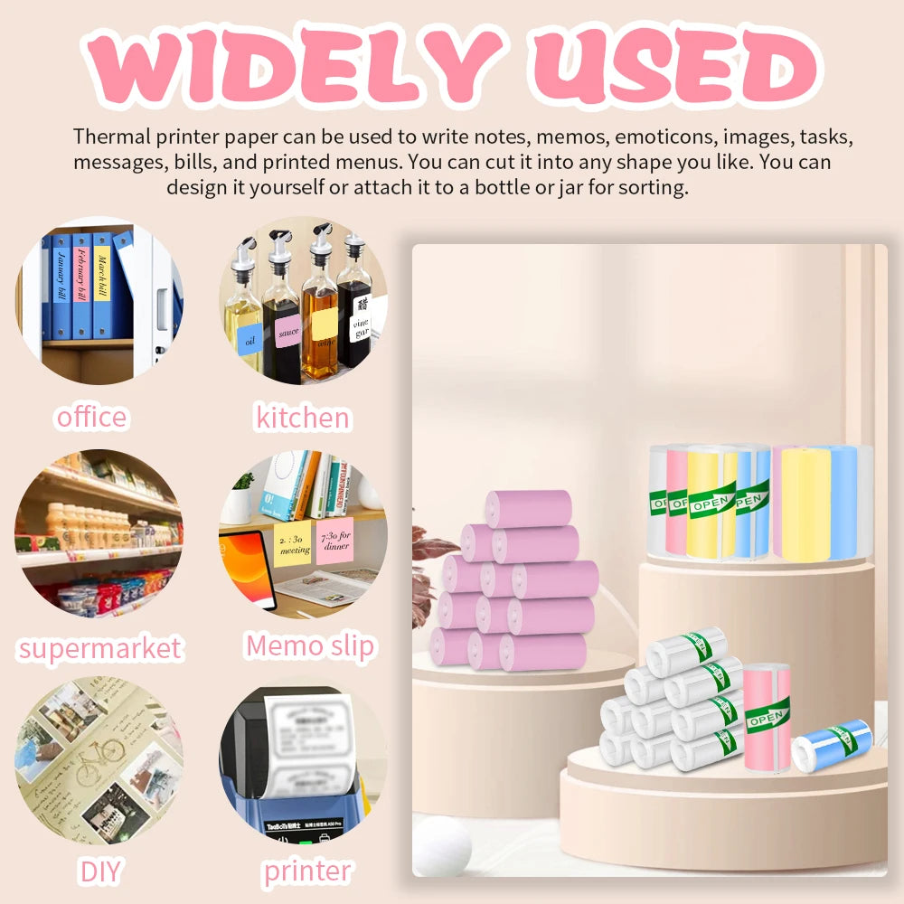 Mini Label Sticker Rolls