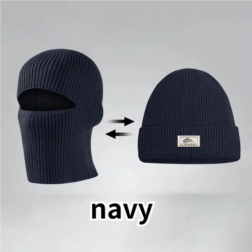 Knitted Balaclava Beanie