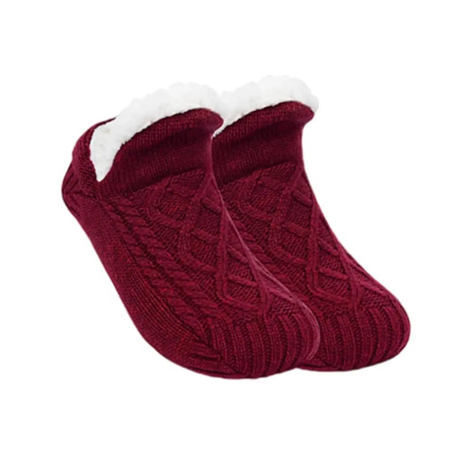 Velvet Slipper Socks
