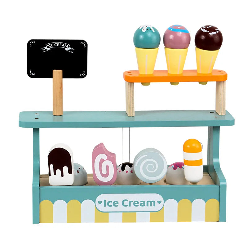Wooden Play Kitchen Set
