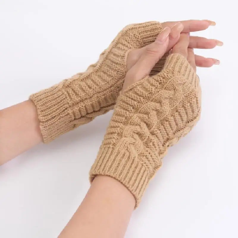 Crochet Fingerless Mittens