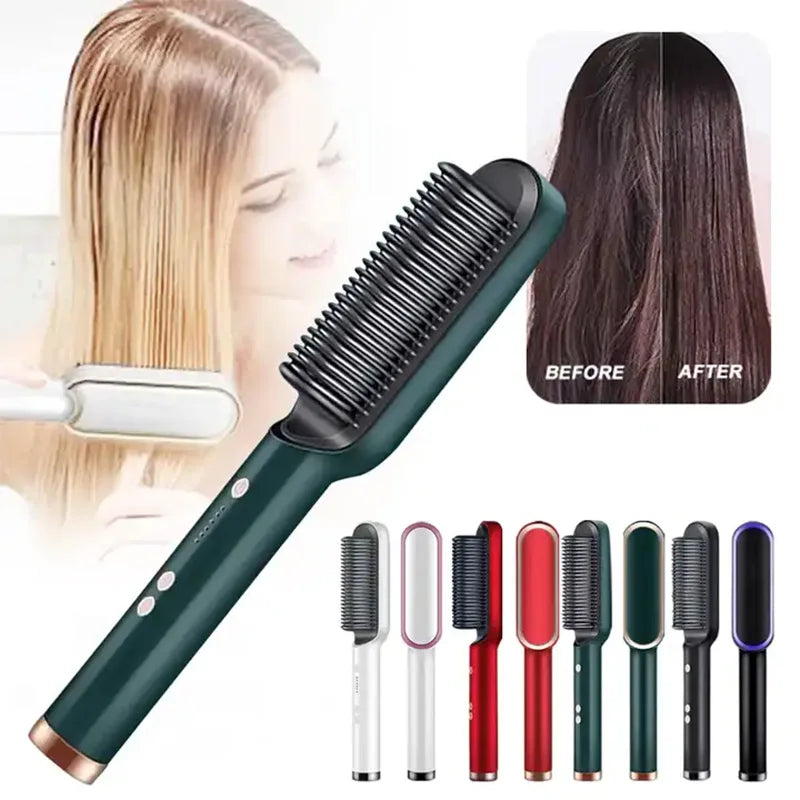 3-in-1 Hair Straightening Brush