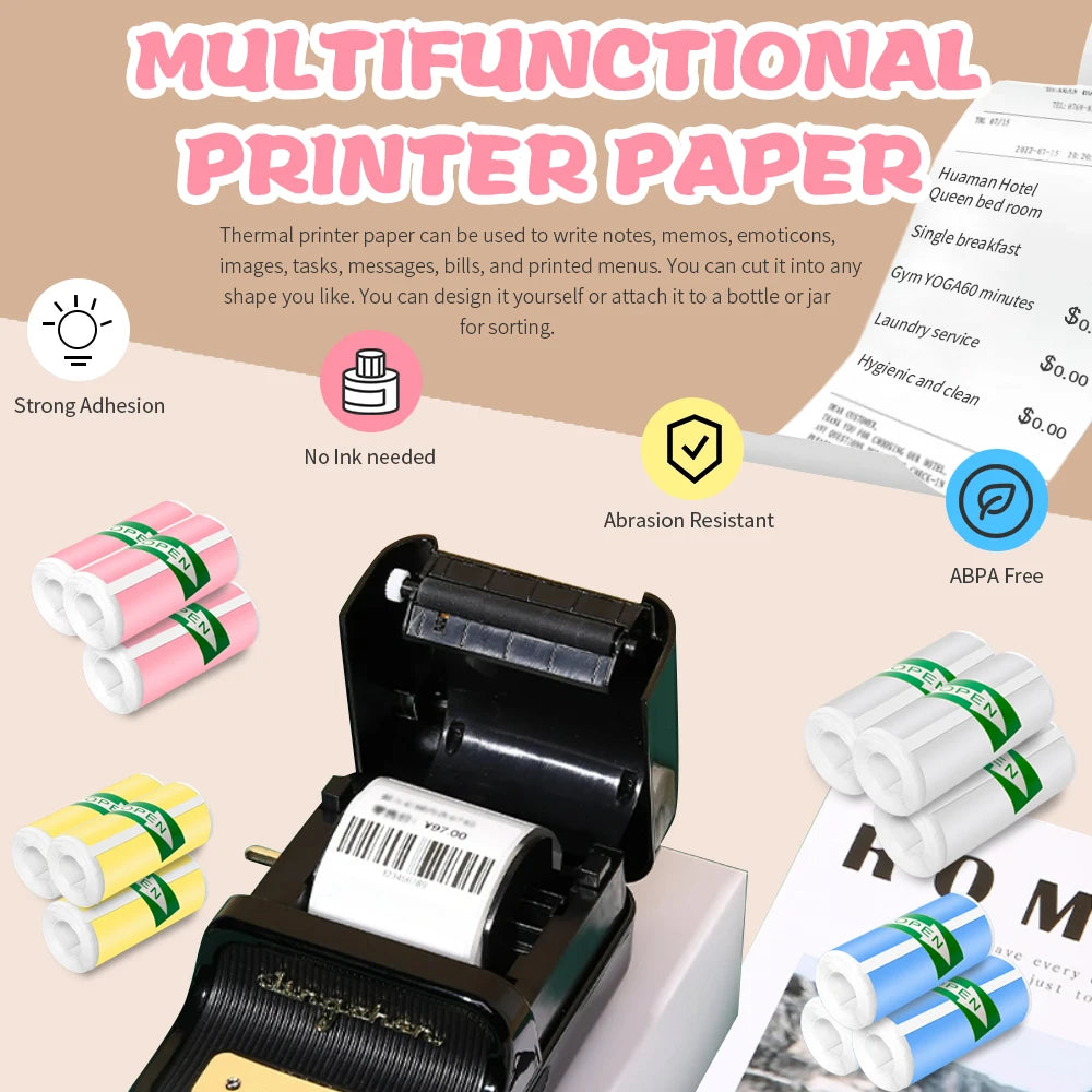 Mini Label Sticker Rolls