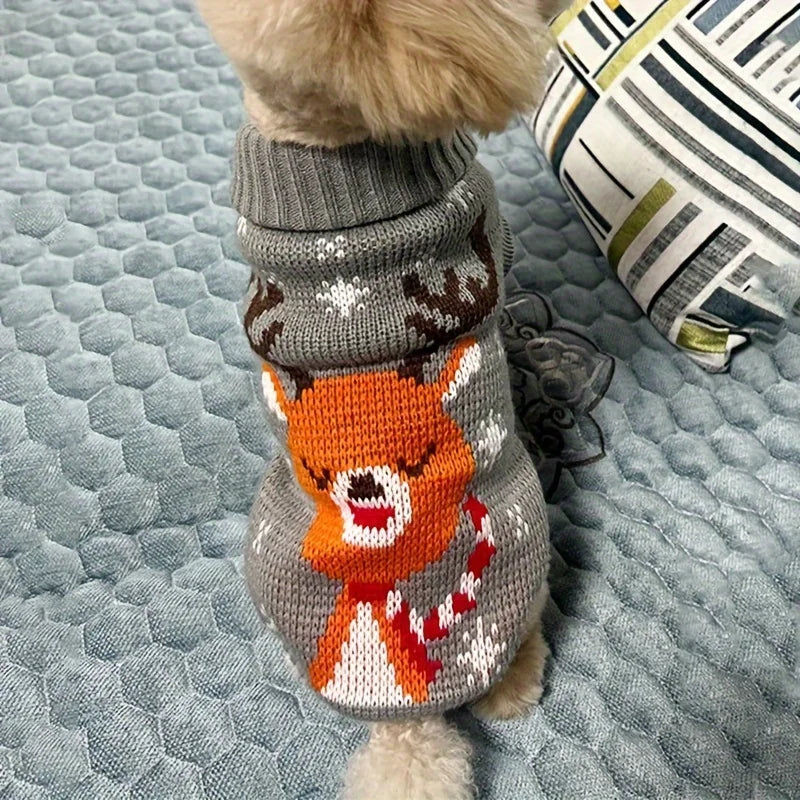 Knitted Pet Christmas Sweater