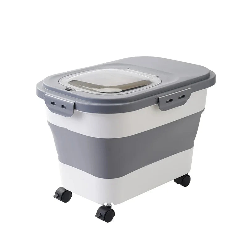 Collapsible Pet Food Container