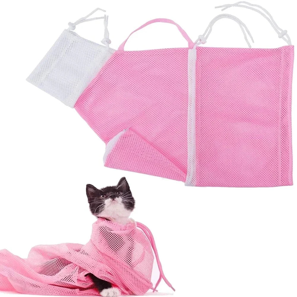 Mesh Cat Grooming Bag