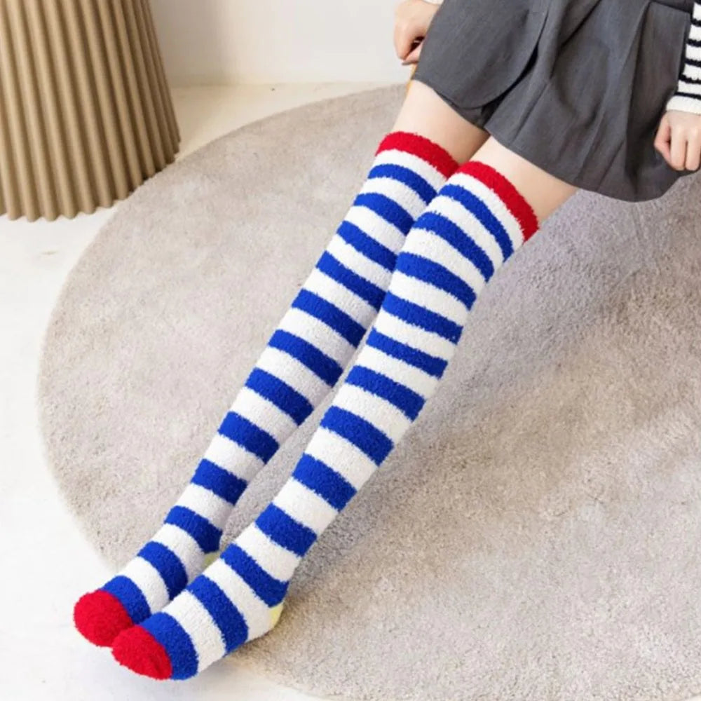 Over-Knee Fleece Socks