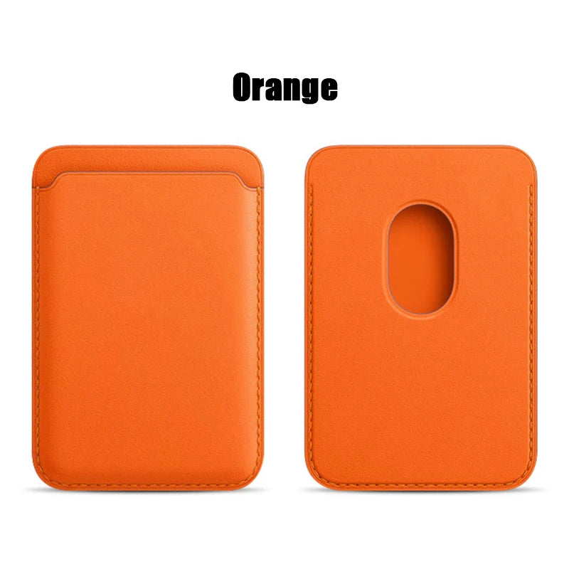 Leather Magnetic Wallet Case