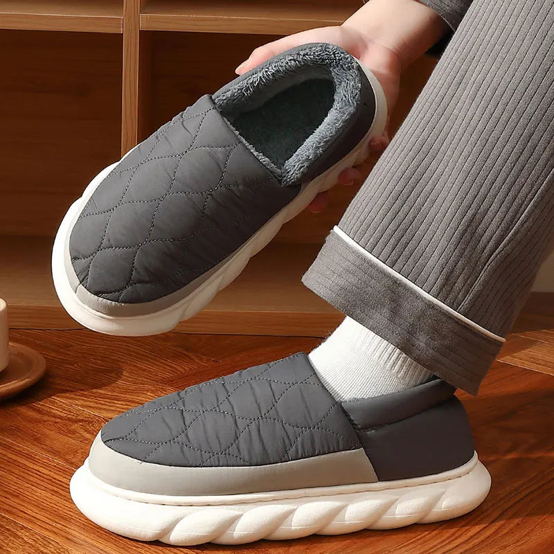 Men's Plush House Slippers