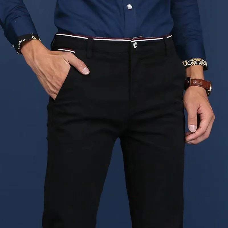 Men's Slim Business Trousers