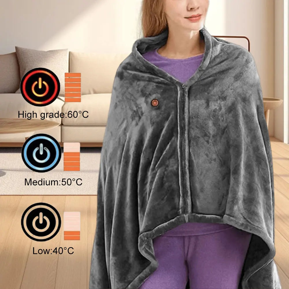 USB Heated Shawl Blanket