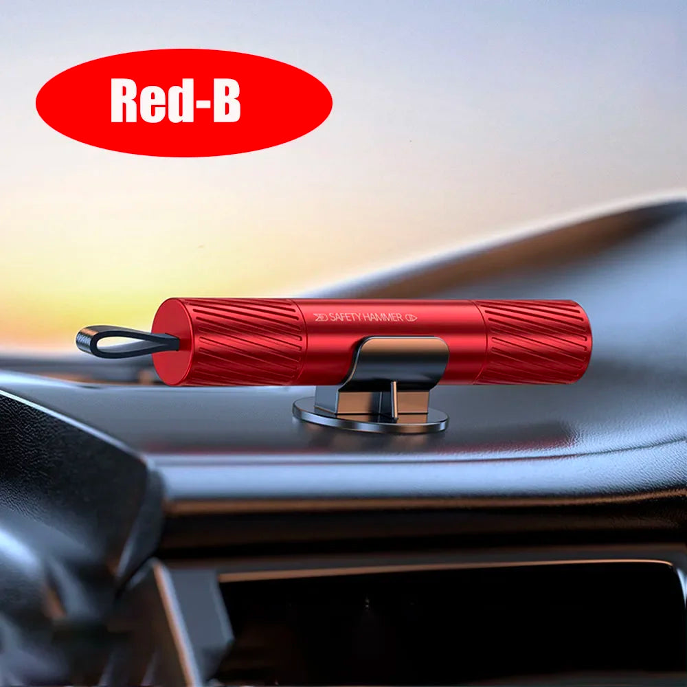 2-in-1 Car Escape Hammer