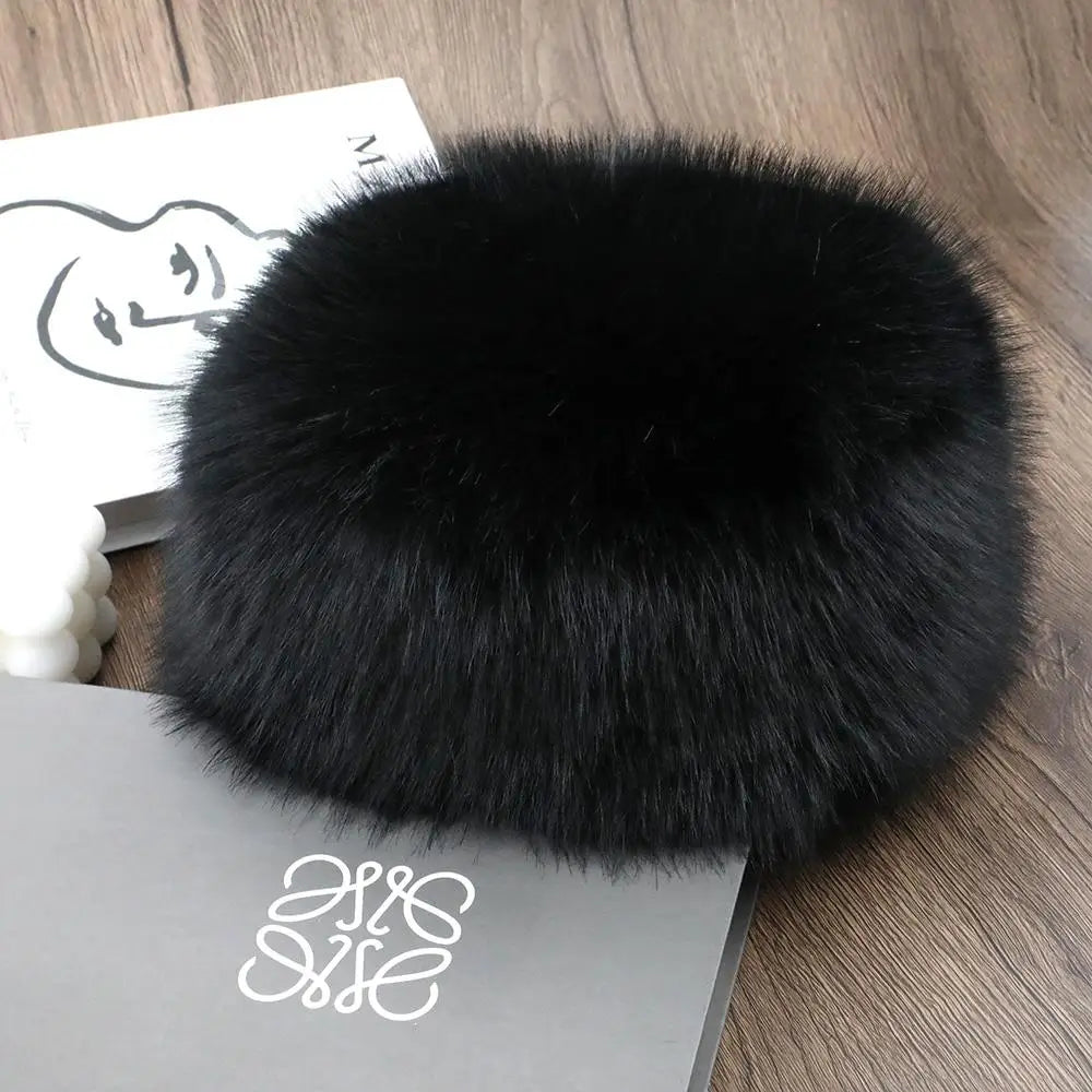 Faux Fox Fur Hat