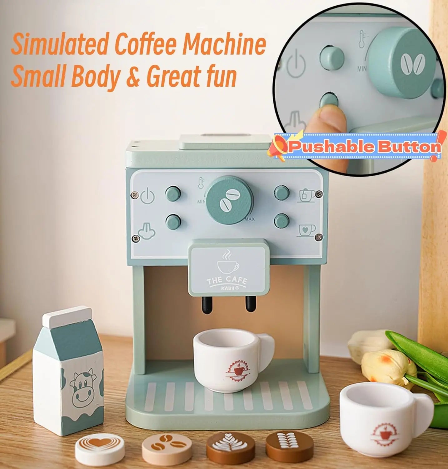 Wooden Play Kitchen Set