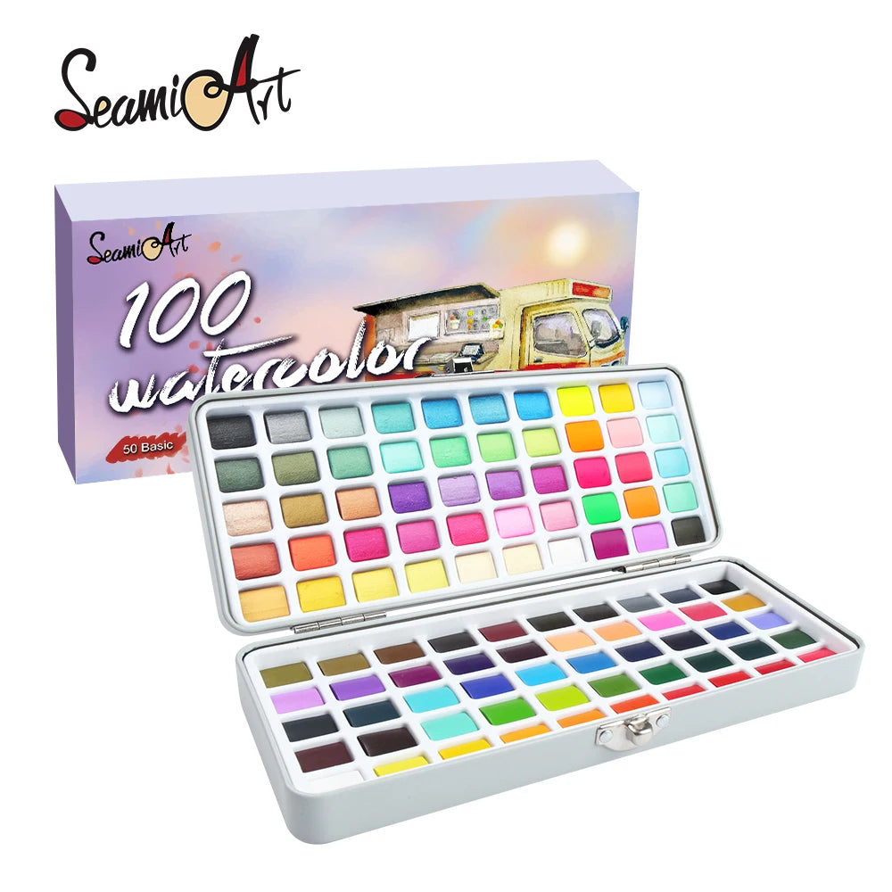 Solid Watercolor Paint Set