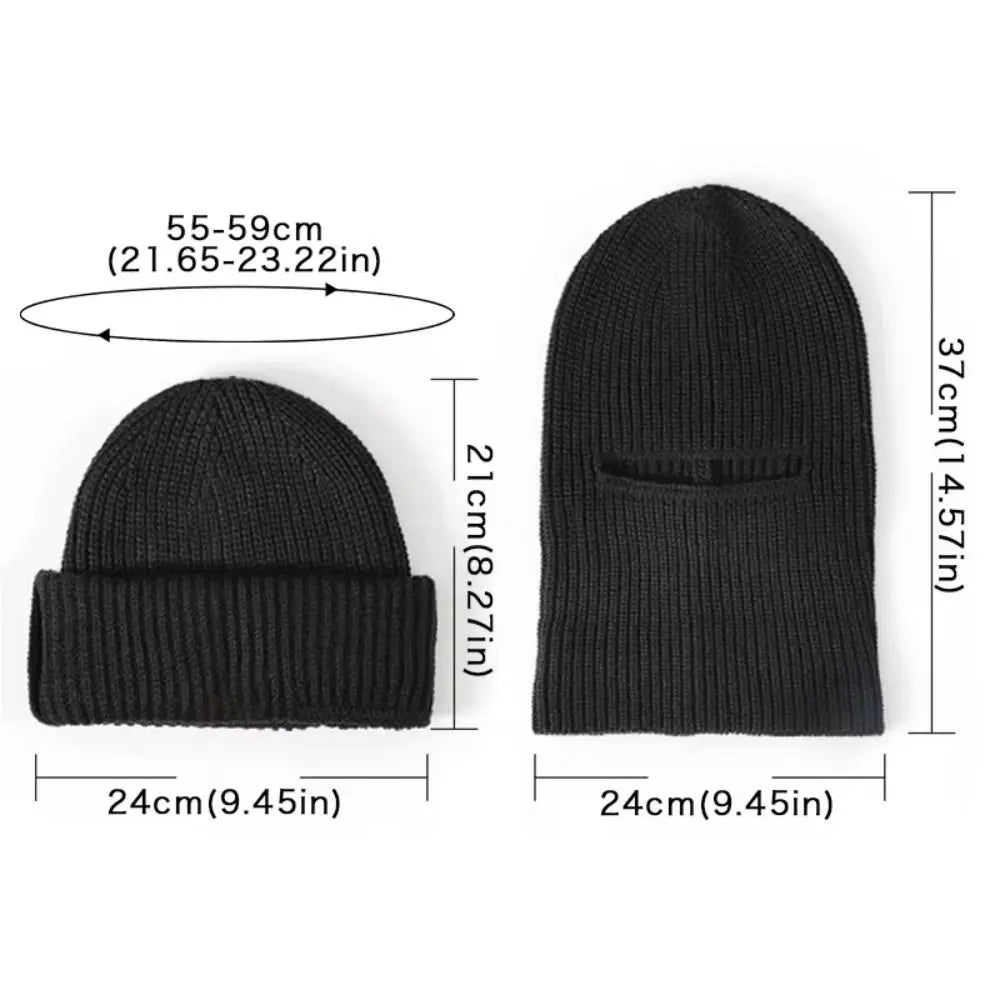 Knitted Balaclava Beanie