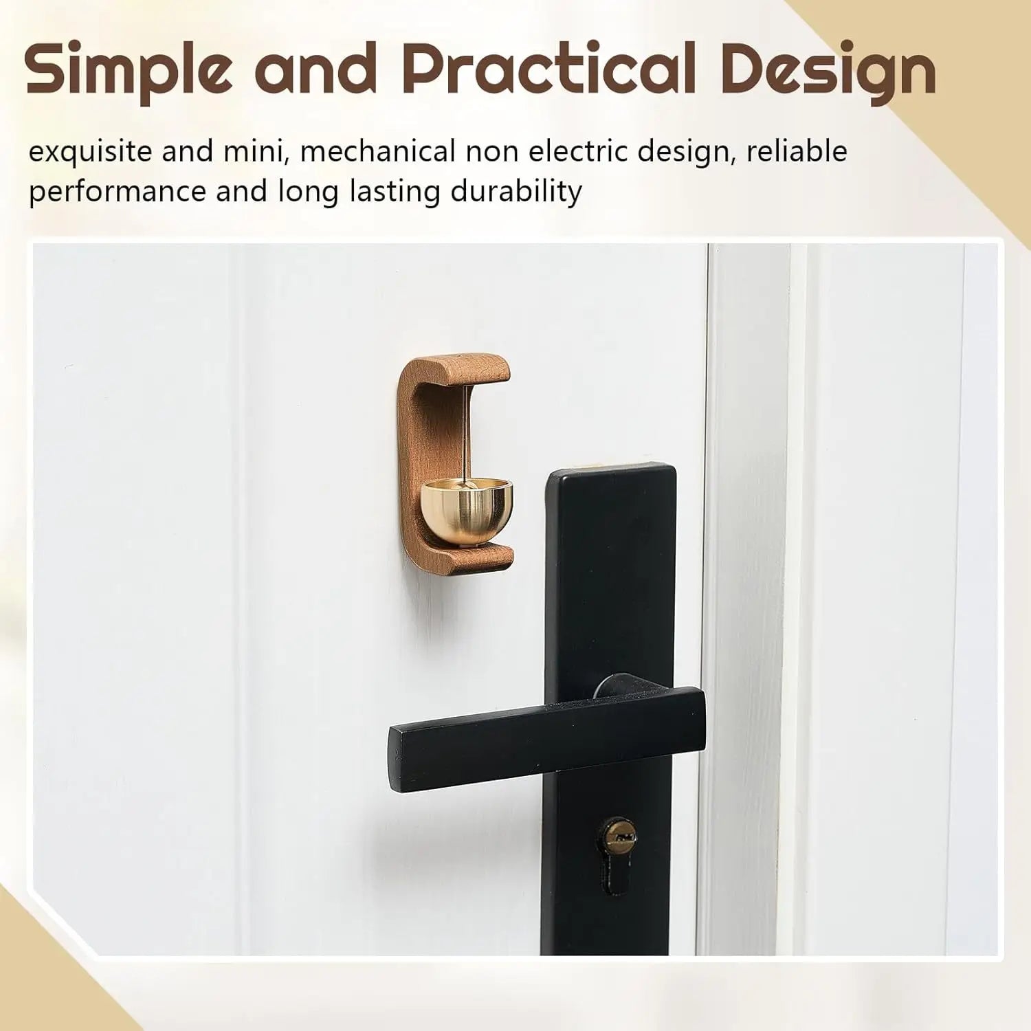 Wooden Doorbell Wind Chime