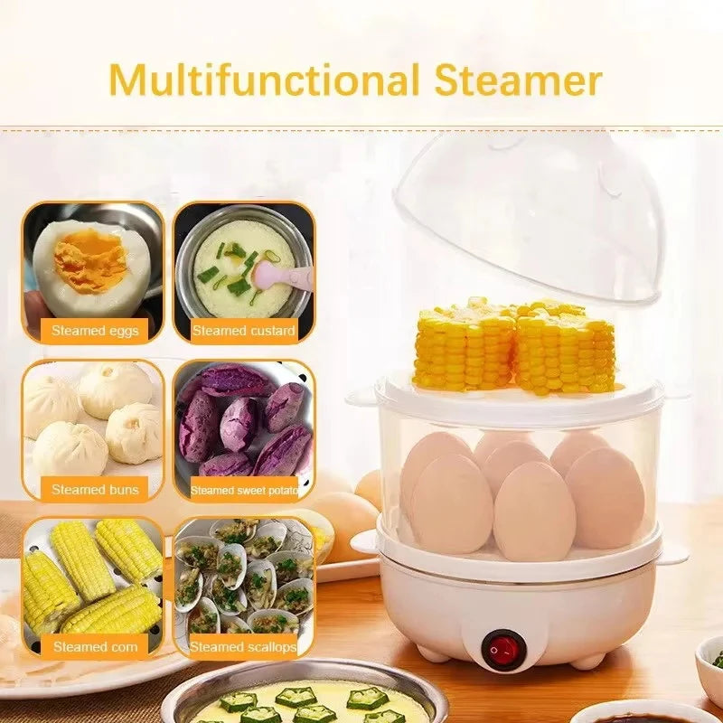 Double-Layer Electric Egg Cooker