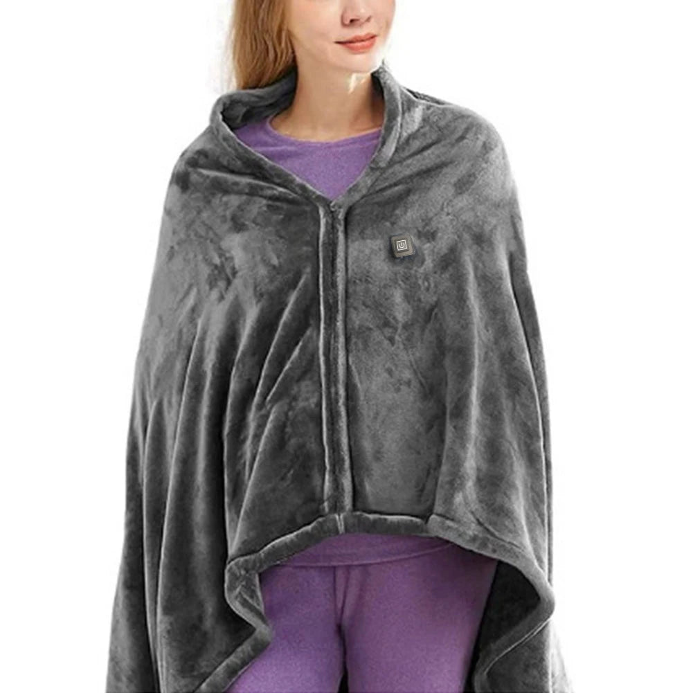 USB Heated Shawl Blanket