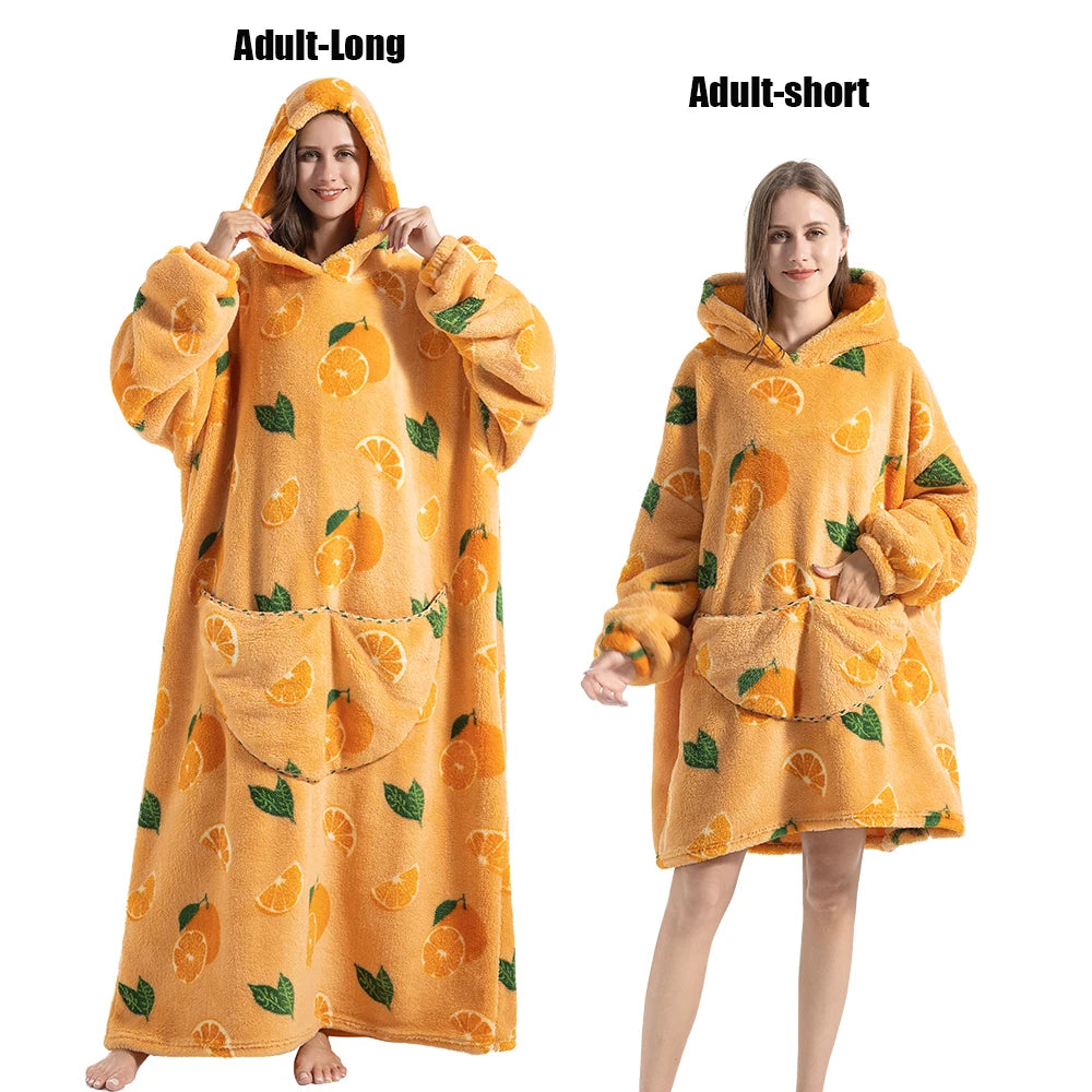Wearable Hoodie Blanket