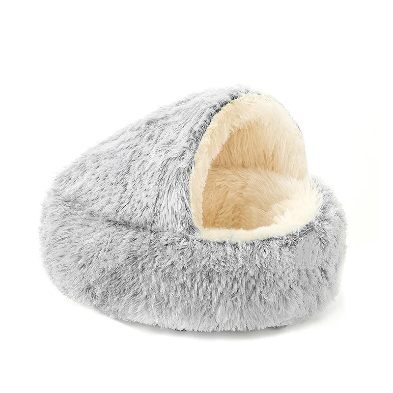 2-in-1 Winter Cat Bed