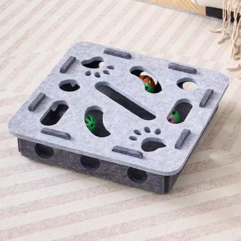 Felt Cat Puzzle Box