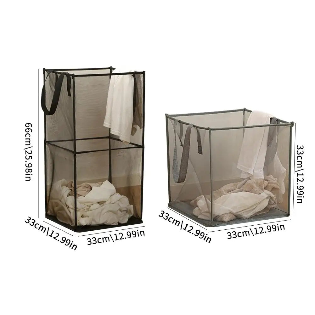 Foldable Mesh Laundry Basket
