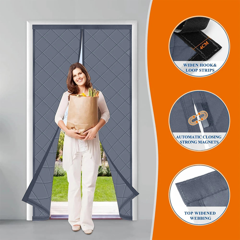 Magnetic Thermal Door Curtain