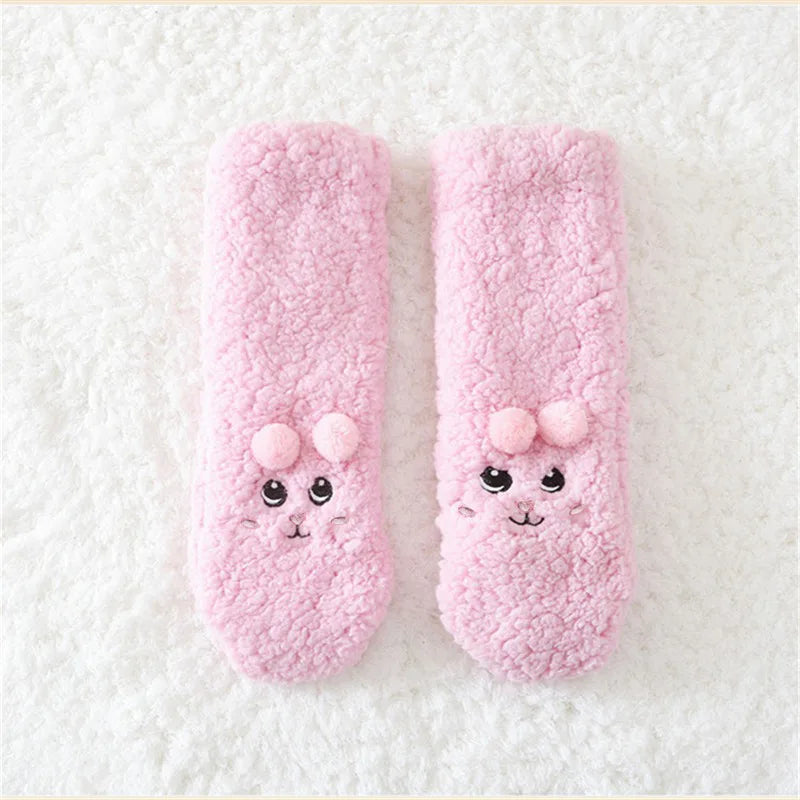 Coral Fleece Floor Socks