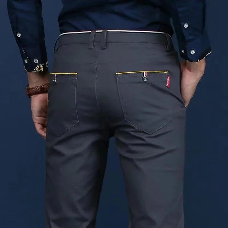 Men's Slim Business Trousers