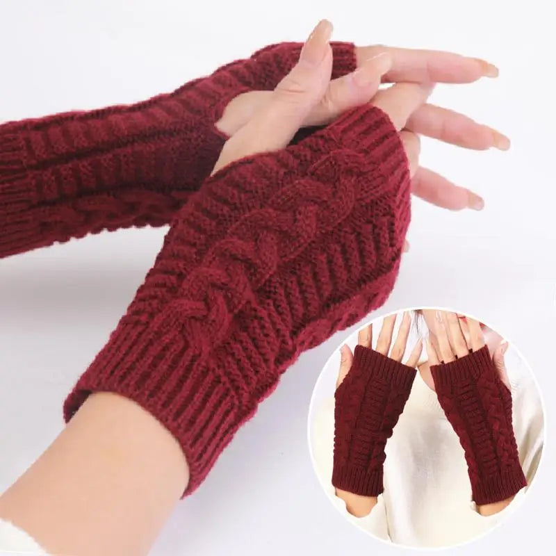Crochet Fingerless Mittens
