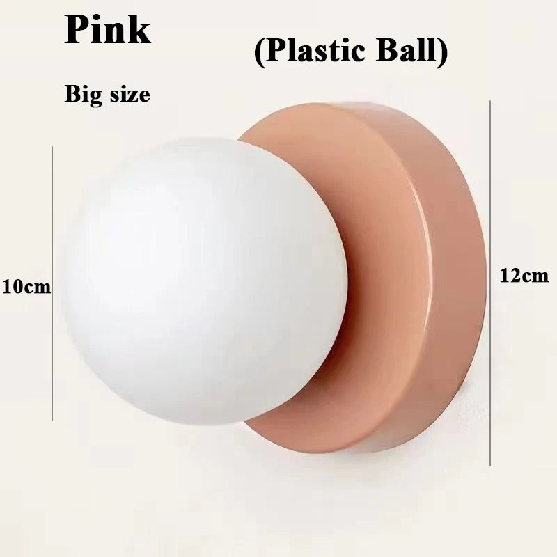 Macaron Ball Wall Lamp