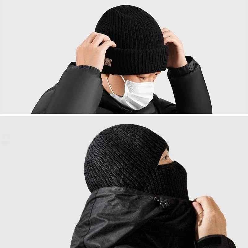 Knitted Balaclava Beanie