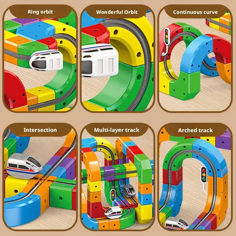 Magnetic Track Train Set
