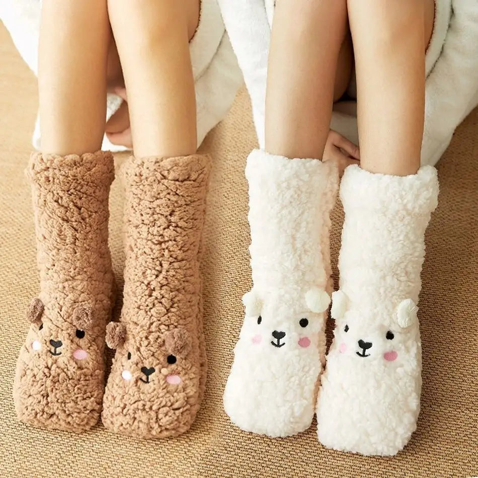 Coral Fleece Floor Socks