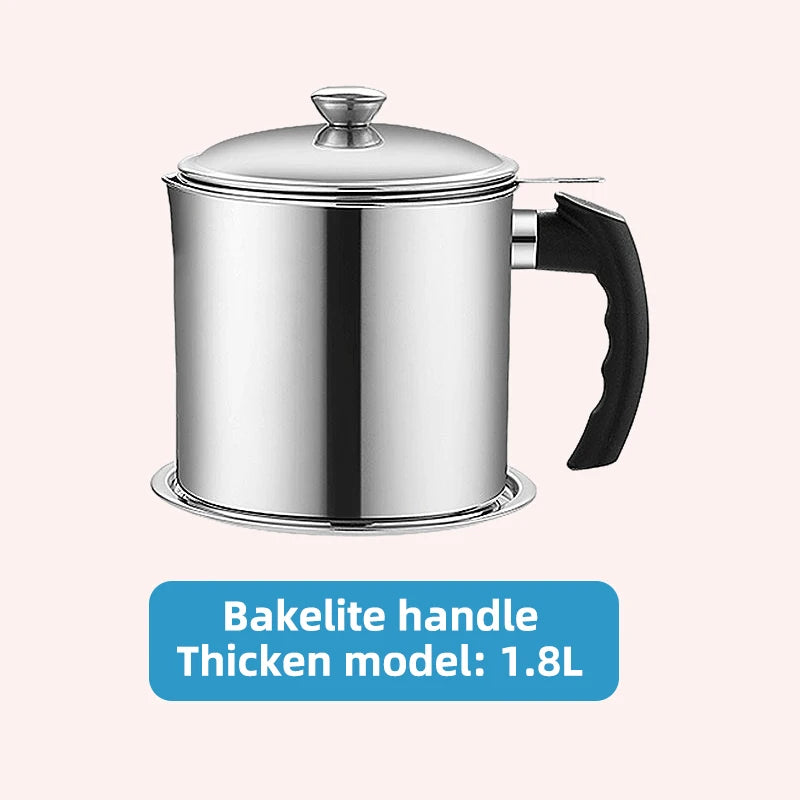 Stainless Oil Strainer Pot