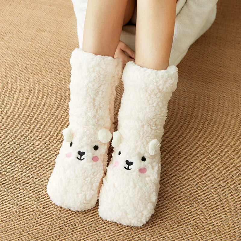 Coral Fleece Floor Socks