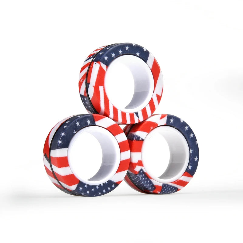 Magnetic Fidget Ring Set