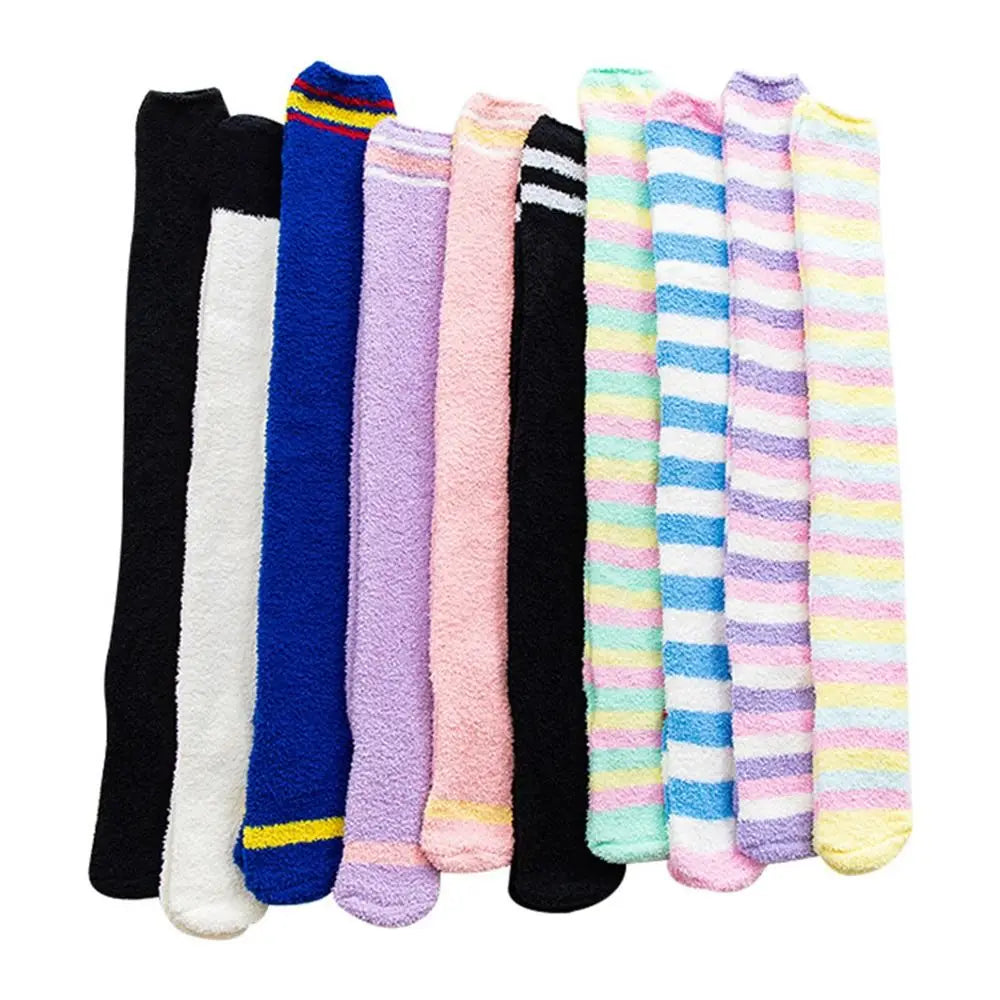 Over-Knee Fleece Socks